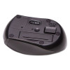 Compact Mouse, 2.4 Ghz Frequency/26 Ft Wireless Range, Left/Right Hand Use, Black