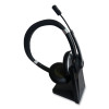 Ivr70003 Binaural Over The Head Bluetooth Headset, Black/Silver