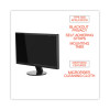 Blackout Privacy Filter For 20" Widescreen Flat Panel Monitor, 16:9 Aspect Ratio