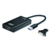 Usb To Hdmi/Dvi Adapter, 7.87", Black