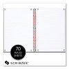 Hardcover Twinwire Notebooks, Scribzee Compatible, 1-Subject, Wide/Legal Rule, Black/Red Cover, (70) 9.88 x 6.88 Sheets