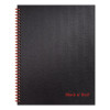 Hardcover Twinwire Notebooks, Scribzee Compatible, 1-Subject, Wide/Legal Rule, Black/Red Cover, (70) 11 x 8.5 Sheets