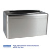 Folded Towel Dispenser, 10.4 X 6.1 X 5.4, Stainless Steel