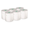 Pro Hard Roll Paper Towels With Elevated Scott Design For Scott Pro Dispenser, Green Core Only, 1-Ply, 1,150 Ft, 6 Rolls/Ct