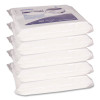 W4 Critical Task Wipers, Flat Double Bag, 3-Ply, 9 x 9, Unscented, White, 100/Bag, 5 Bags/Carton