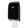 Hygienic Bathroom Tissue Dispenser, 7 x 5.73 x 13.34, Black