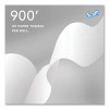Pro Hard Roll Paper Towels With Absorbency Pockets For Scott Pro Dispenser, Gray Core Only, 1-Ply, 7.5" x 900 Ft, 6 Rolls/Ct
