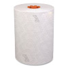 Slimroll Towels, 1-Ply, 8" x 580 Ft, White/Orange Core, 6 Roll/Carton
