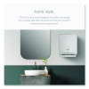 Icon Automatic Roll Towel Dispenser, 20.12 x 16.37 x 13.5, Silver Mosaic
