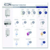 Icon Automatic Roll Towel Recessed Dispenser Housing, Narrow Without Trim Panel, Stainless Steel