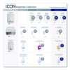 Icon Faceplate For Automatic Roll Towel Dispenser, 18.12 x 15.62 x 12.87, Warm Marble