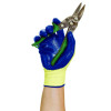 G60 Nitrile Coated Cut Resistant Gloves, En388: 3221, Large (Size 9), Blue/Yellow, 12 Pairs