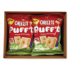 Puff'd Crackers, White Cheddar, 3 Oz Bag, 6/Carton