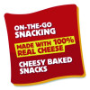 Cheez-It Snap'd Crackers, Double Cheese, 2.2 Oz Pouch, 6/Pack