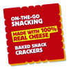 Baked Snack Crackers, Extra Toasty Crackers, 1 Oz Bag, 12/Box