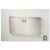 Horizontal Baby Changing Station, 35.25 X 20, Stainless Steel/Beige