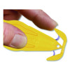 Kurve Blade Plus Safety Cutter, 5.75" Plastic Handle, Yellow, 10/Box