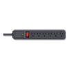 Guardian Surge Protector, 6 Ac Outlets, 15 Ft Cord, 540 J, Gray