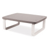Monitor Stand With Smartfit, For 24" Monitors, 15.5" X 12" X 3" To 6", Black/Gray, Supports 80 Lbs