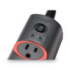 Smartsockets Color-Coded Strip Surge Protector, 6 Ac Outlets, 6 Ft Cord, 670 J, Gray