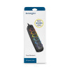 Smartsockets Color-Coded Strip Surge Protector, 6 Ac Outlets, 6 Ft Cord, 670 J, Gray