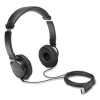 Hi-Fi Headphones, 6 Ft Cord, Black