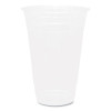 Pet Plastic Cups, 20 Oz, Clear, 1,000/Carton