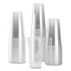 Pet Plastic Cups, 24 Oz, Clear, 600/Carton