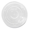 Pet Lids, Flat With Straw Slot, Fits 12 Oz To 24 Oz Cold Cups, Plastic, Clear, 1,000/Carton