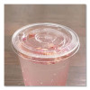 Pet Lids, Flat With Straw Slot, Fits 12 Oz To 24 Oz Cold Cups, Plastic, Clear, 1,000/Carton