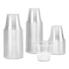 Pet Plastic Cups, 9 Oz, Clear, 1,000/Carton