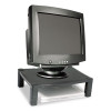Single-Level Monitor Stand, 17" X 13.25" X 3" To 6.5", Black, Supports 50 Lbs