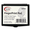 Inkless Fingerprint Pad, 2.25" x 1.75", Black, 3/Pack
