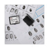 Inkless Fingerprint Pad, 2.25" x 175", Black, 12/Pack