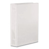 Varicap Expandable Binder, 2 Posts, 6" Capacity, 11 X 8.5, White
