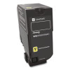 74c00Yg Return Program Toner, 3,000 Page-Yield, Yellow