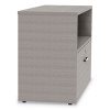 Urban Series Cabinet Credenza Pedestal With Lateral File, 35.25w x 15.25d x 23.75h, Ash