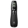 R800 Wireless Laser Presentation Remote W/Lcd Display, Class 2, 100 Ft Range, Matte Black