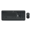 Mk540 Wireless Combo, 2.4 Ghz Frequency/30 Ft Wireless Range, Black