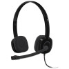H151 Binaural Over The Head Headset, Black