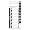 Time Clock Cards For Lathem Time 1600e, One Side, 4 X 9, 100/Pack