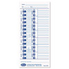 Time Clock Cards For Lathem Time E Series, One Side, 4 X 9, 100/Pack