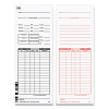 Time Clock Cards For Lathem Time 7000e/7500e, Two Sides, 3.38 X 8.78, 100/Pack