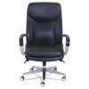 Commercial 2000 Big/Tall Executive Chair, Lumbar, Supports 400 Lb, 20.25" To 23.25" Seat Height, Black Seat/Back, Silver Base