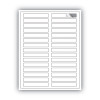 Cover-All Opaque File Folder Labels, Inkjet/Laser Printers, 0.66 X 3.44, White, 30 Labels/Sheet, 50 Sheets/Box