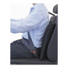 The Comfortmakers Deluxe Seat/Back Cushion, Memory Foam, 17 X 2.75 X 17.5, Black