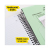 Advance Wirebound Notebook, 3-Subject, Medium/College Rule, Randomly Assorted Cover Color, (150) 11 x 8.5 Sheets