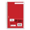 Spiral Notebook, 3-Subject, Medium/College Rule, Randomly Assorted Cover Color, (150) 9.5 x 5.5 Sheets