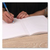 Composition Book, Wide/Legal Rule, Black Cover, (100) 9.75 x 7.5 Sheets