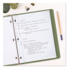 Reinforced Recycled Filler Paper Plus Study App, 3-Hole, 8.5 x 11, College Rule, 80/Pack